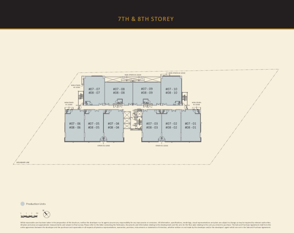 CT Gold Macpherson Level 7 and 8 Floor Plan